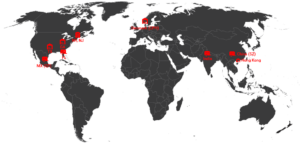 full service sales and headquarter around the world